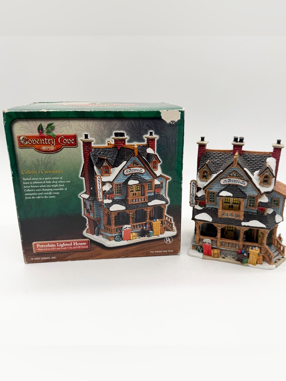 Vintage ‘02 Lemax Coventry Cove Christmas Village Colleens Curiosities Antiques